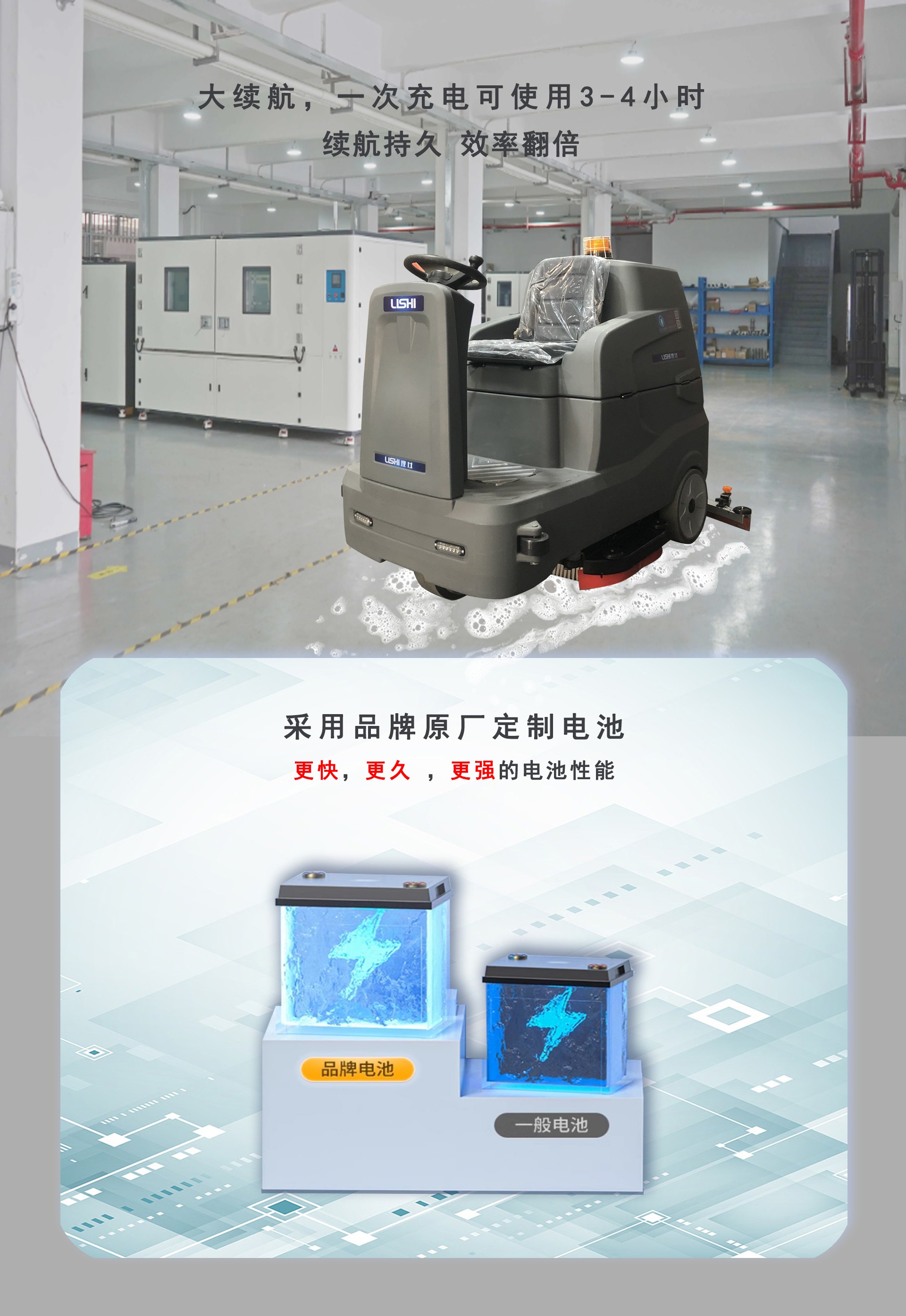 倉(cāng)庫(kù)用駕駛洗地機(jī),開荒保潔駕駛洗地車