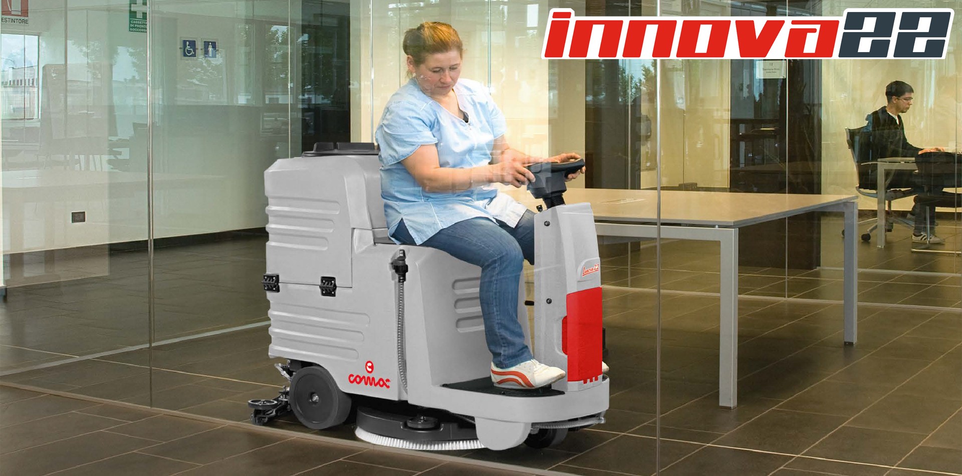 Innova 22B駕駛式洗地機(jī),潔臣士科邁柯洗地機(jī)